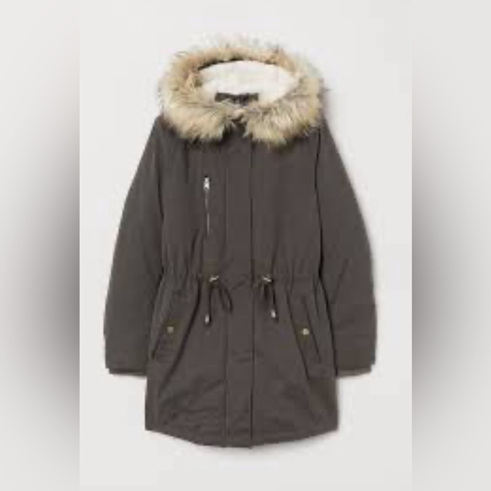 LIKE NEW H&M Padded Parka with Hood | Small